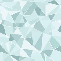 Shattered Prism Peel & Stick Wallpaper Peel and Stick Wallpaper RoomMates Roll Blue 