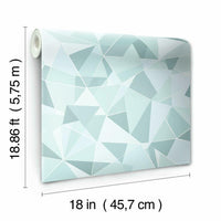 Shattered Prism Peel & Stick Wallpaper Peel and Stick Wallpaper RoomMates   