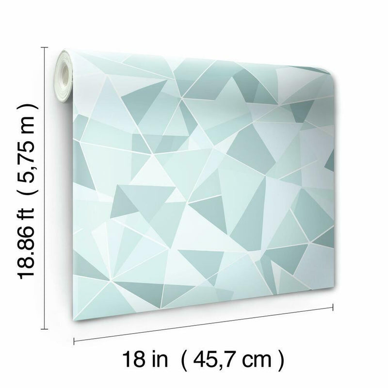 Shattered Prism Peel & Stick Wallpaper Peel and Stick Wallpaper RoomMates   