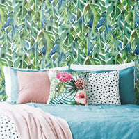 CatCoq Philodendron Peel and Stick Wallpaper Peel and Stick Wallpaper RoomMates   