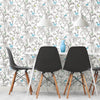 Butterfly Sketch Peel and Stick Wallpaper Peel and Stick Wallpaper RoomMates   