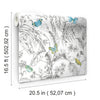 Butterfly Sketch Peel and Stick Wallpaper Peel and Stick Wallpaper RoomMates   
