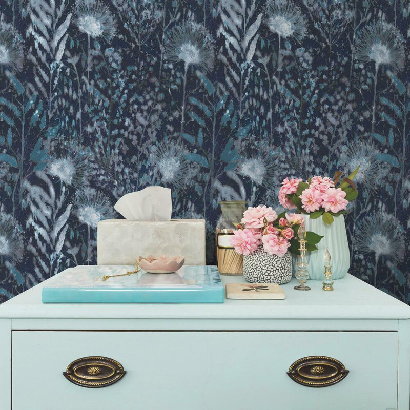 Dandelion Peel and Stick Wallpaper Peel and Stick Wallpaper RoomMates   