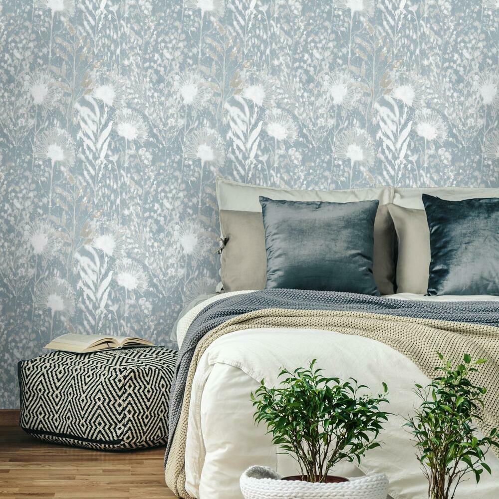Dandelion Peel and Stick Wallpaper Peel and Stick Wallpaper RoomMates   
