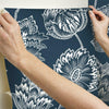Batik Jacobean Premium Peel + Stick Wallpaper Peel and Stick Wallpaper RoomMates   