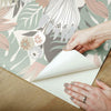 Retro Tropical Leaves Peel and Stick Wallpaper Peel and Stick Wallpaper RoomMates   