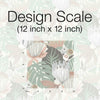 Retro Tropical Leaves Peel and Stick Wallpaper Peel and Stick Wallpaper RoomMates   
