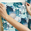 Retro Tropical Leaves Peel and Stick Wallpaper Peel and Stick Wallpaper RoomMates   