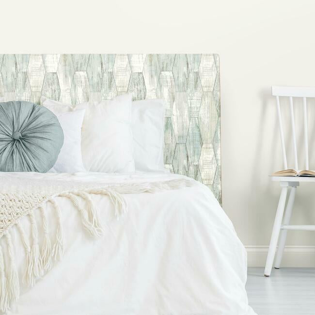 Wood Hexagon Tile Peel & Stick Wallpaper Peel and Stick Wallpaper RoomMates   