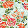 Waverly Zen Garden Peel and Stick Wallpaper Peel and Stick Wallpaper RoomMates Roll Pink 