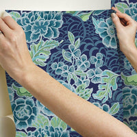 Waverly Zen Garden Peel and Stick Wallpaper Peel and Stick Wallpaper RoomMates   