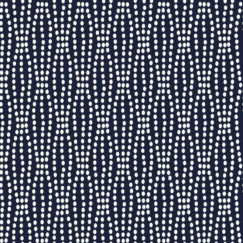 Waverly Strands Peel and Stick Wallpaper Peel and Stick Wallpaper RoomMates Roll Navy 