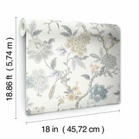 Waverly Candid Moments Peel and Stick Wallpaper Peel and Stick Wallpaper RoomMates   