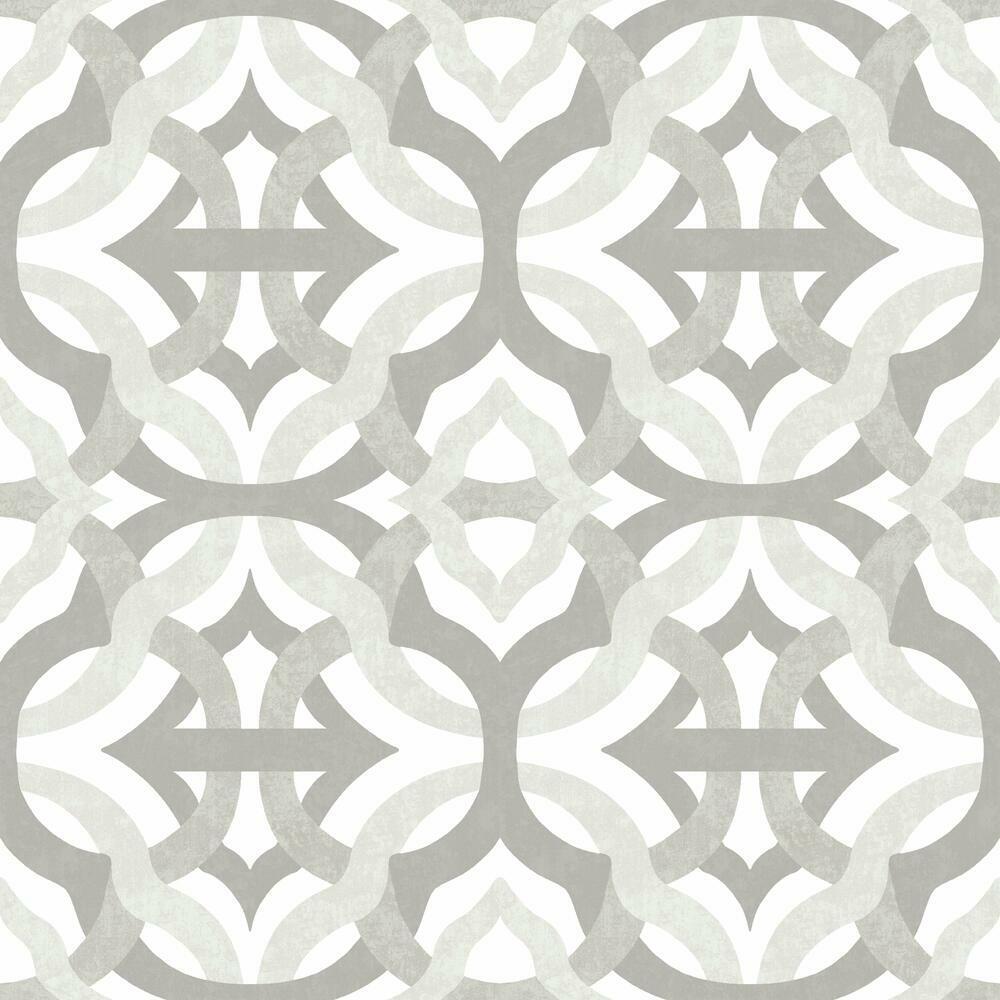 Waverly Tipton Peel and Stick Wallpaper Peel and Stick Wallpaper RoomMates Roll Taupe 