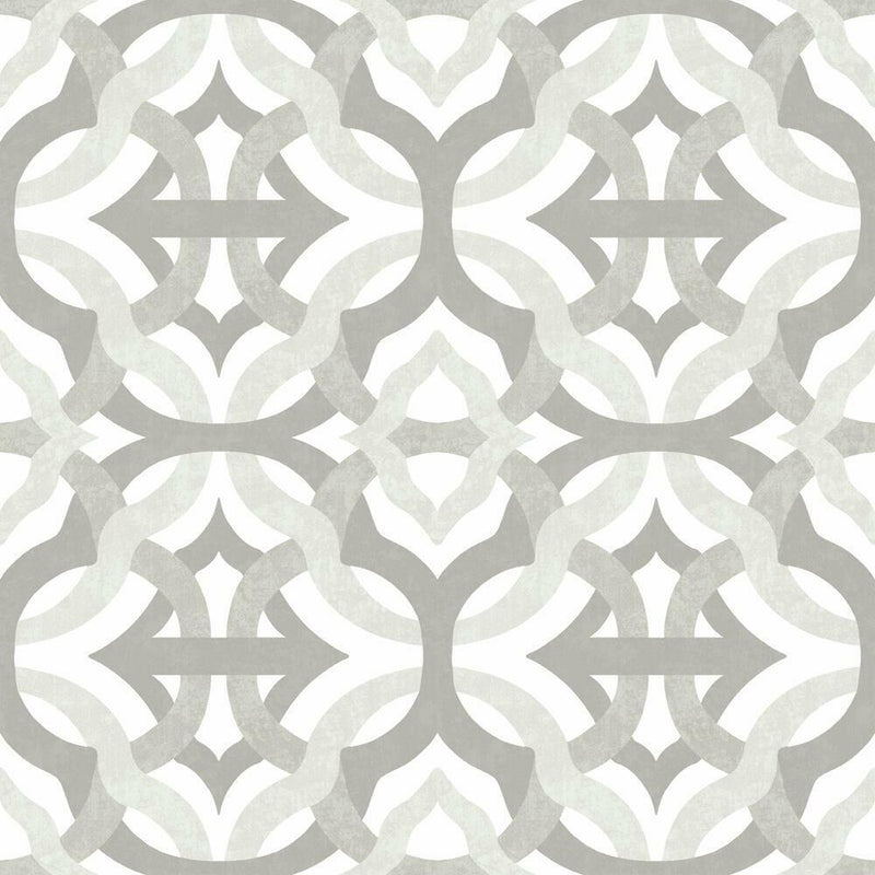 Waverly Tipton Peel and Stick Wallpaper Peel and Stick Wallpaper RoomMates Roll Taupe 