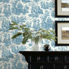 Waverly Country Life Toile Peel and Stick Wallpaper Peel and Stick Wallpaper RoomMates   