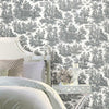 Waverly Country Life Toile Peel and Stick Wallpaper Peel and Stick Wallpaper RoomMates   