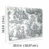 Waverly Country Life Toile Peel and Stick Wallpaper Peel and Stick Wallpaper RoomMates   