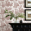 Waverly Country Life Toile Peel and Stick Wallpaper Peel and Stick Wallpaper RoomMates   