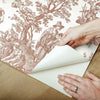 Waverly Country Life Toile Peel and Stick Wallpaper Peel and Stick Wallpaper RoomMates   