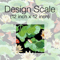 Waverly Lotus Lake Peel and Stick Wallpaper Peel and Stick Wallpaper RoomMates   