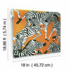 Waverly Herd Together Peel and Stick Wallpaper Peel and Stick Wallpaper RoomMates   