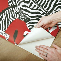 Waverly Herd Together Peel and Stick Wallpaper Peel and Stick Wallpaper RoomMates   