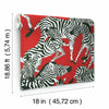 Waverly Herd Together Peel and Stick Wallpaper Peel and Stick Wallpaper RoomMates   