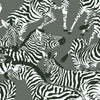 Waverly Herd Together Peel and Stick Wallpaper Peel and Stick Wallpaper RoomMates Roll Grey 