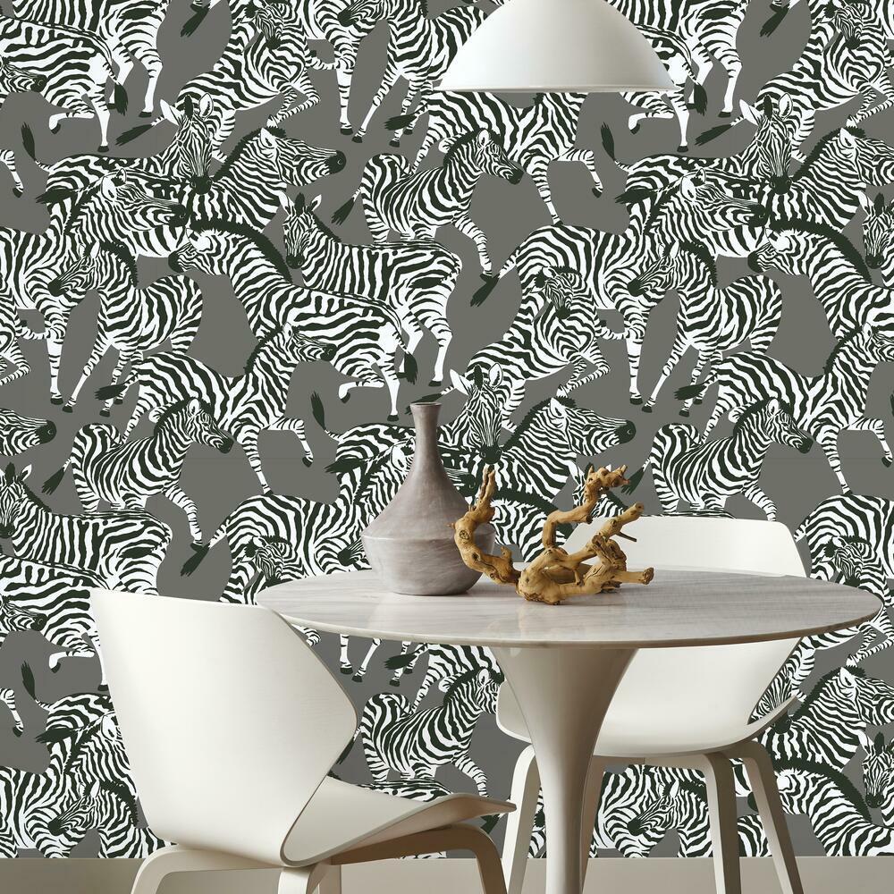Waverly Herd Together Peel and Stick Wallpaper Peel and Stick Wallpaper RoomMates   