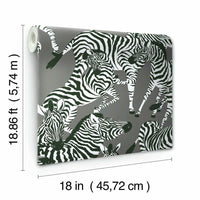 Waverly Herd Together Peel and Stick Wallpaper Peel and Stick Wallpaper RoomMates   
