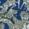 Waverly Herd Together Peel and Stick Wallpaper Peel and Stick Wallpaper RoomMates Roll Blue 