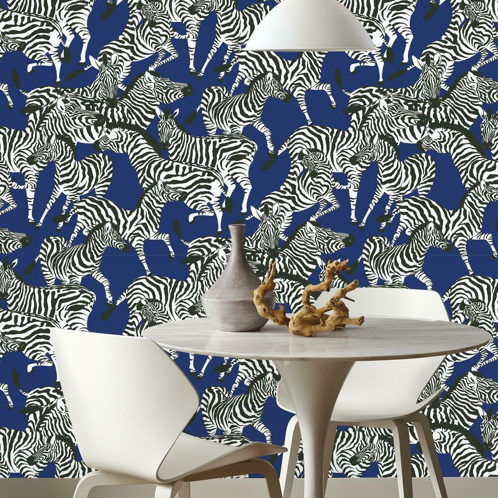 Waverly Herd Together Peel and Stick Wallpaper Peel and Stick Wallpaper RoomMates   