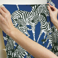 Waverly Herd Together Peel and Stick Wallpaper Peel and Stick Wallpaper RoomMates   