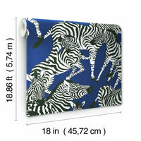 Waverly Herd Together Peel and Stick Wallpaper Peel and Stick Wallpaper RoomMates   