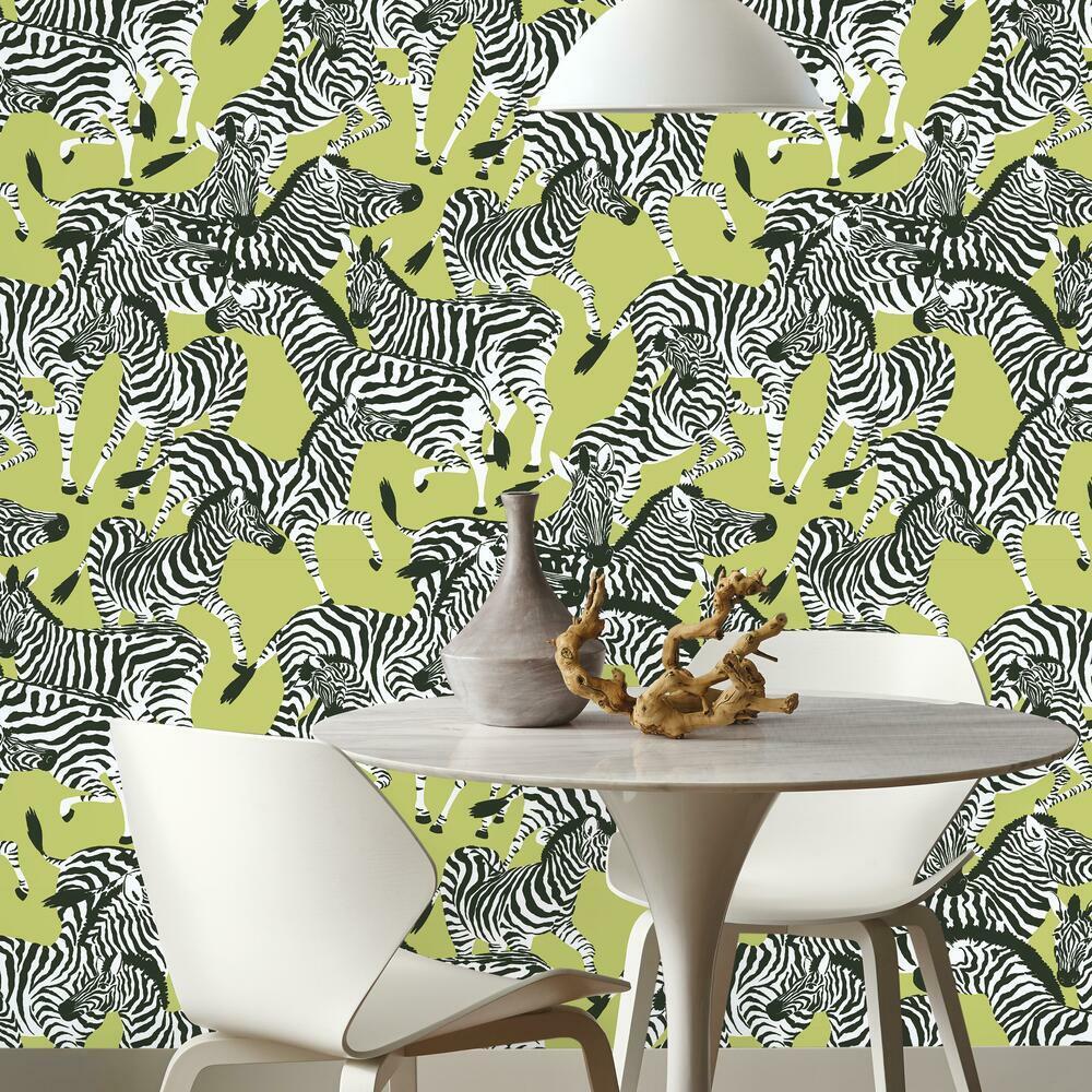 Waverly Herd Together Peel and Stick Wallpaper Peel and Stick Wallpaper RoomMates   