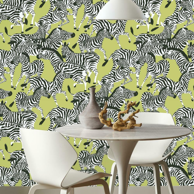 Waverly Herd Together Peel and Stick Wallpaper Peel and Stick Wallpaper RoomMates   