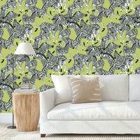 Waverly Herd Together Peel and Stick Wallpaper Peel and Stick Wallpaper RoomMates   