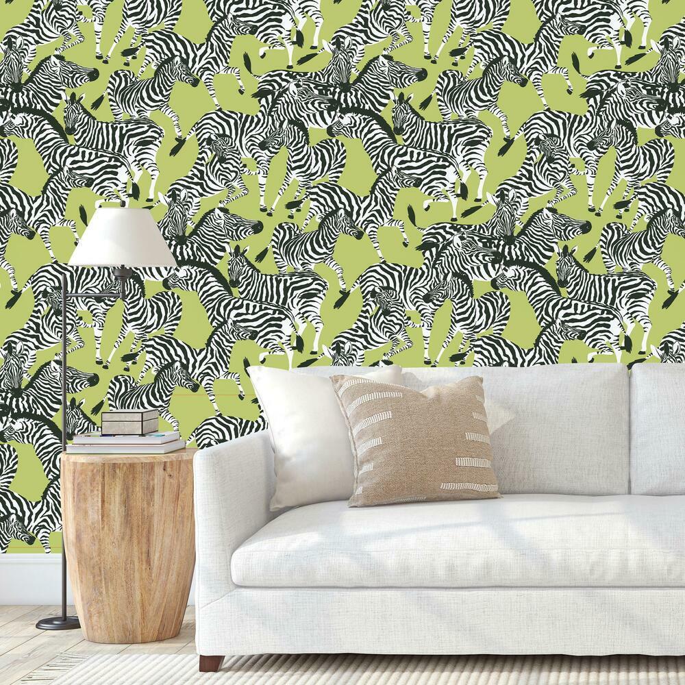 Waverly Herd Together Peel and Stick Wallpaper Peel and Stick Wallpaper RoomMates   