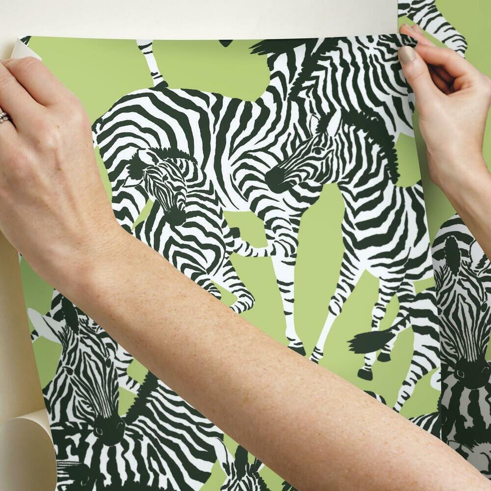 Waverly Herd Together Peel and Stick Wallpaper Peel and Stick Wallpaper RoomMates   