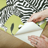 Waverly Herd Together Peel and Stick Wallpaper Peel and Stick Wallpaper RoomMates   