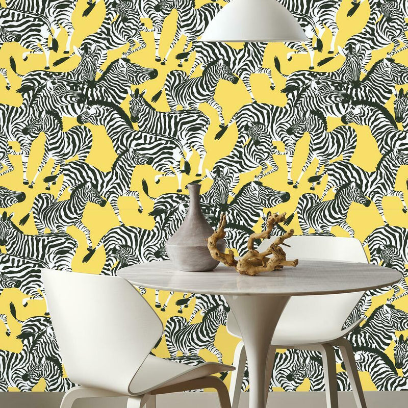 Waverly Herd Together Peel and Stick Wallpaper Peel and Stick Wallpaper RoomMates   