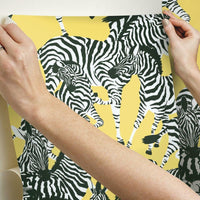 Waverly Herd Together Peel and Stick Wallpaper Peel and Stick Wallpaper RoomMates   
