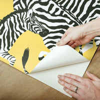 Waverly Herd Together Peel and Stick Wallpaper Peel and Stick Wallpaper RoomMates   