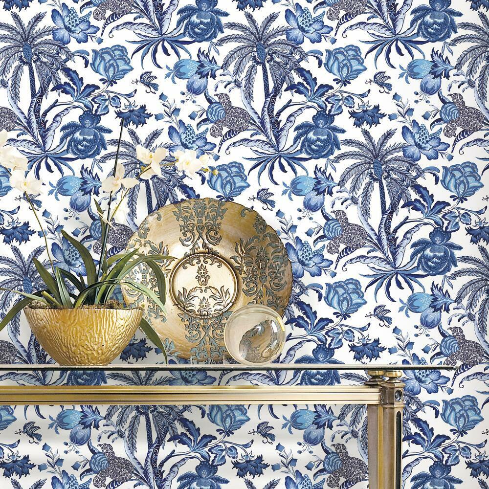 Waverly Exotic Curiosity Peel and Stick Wallpaper Peel and Stick Wallpaper RoomMates   