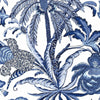 Waverly Exotic Curiosity Peel and Stick Wallpaper Peel and Stick Wallpaper RoomMates Roll Blue 