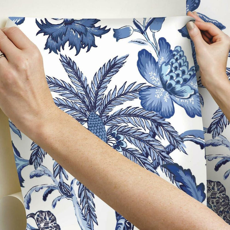 Waverly Exotic Curiosity Peel and Stick Wallpaper Peel and Stick Wallpaper RoomMates   