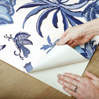 Waverly Exotic Curiosity Peel and Stick Wallpaper Peel and Stick Wallpaper RoomMates   