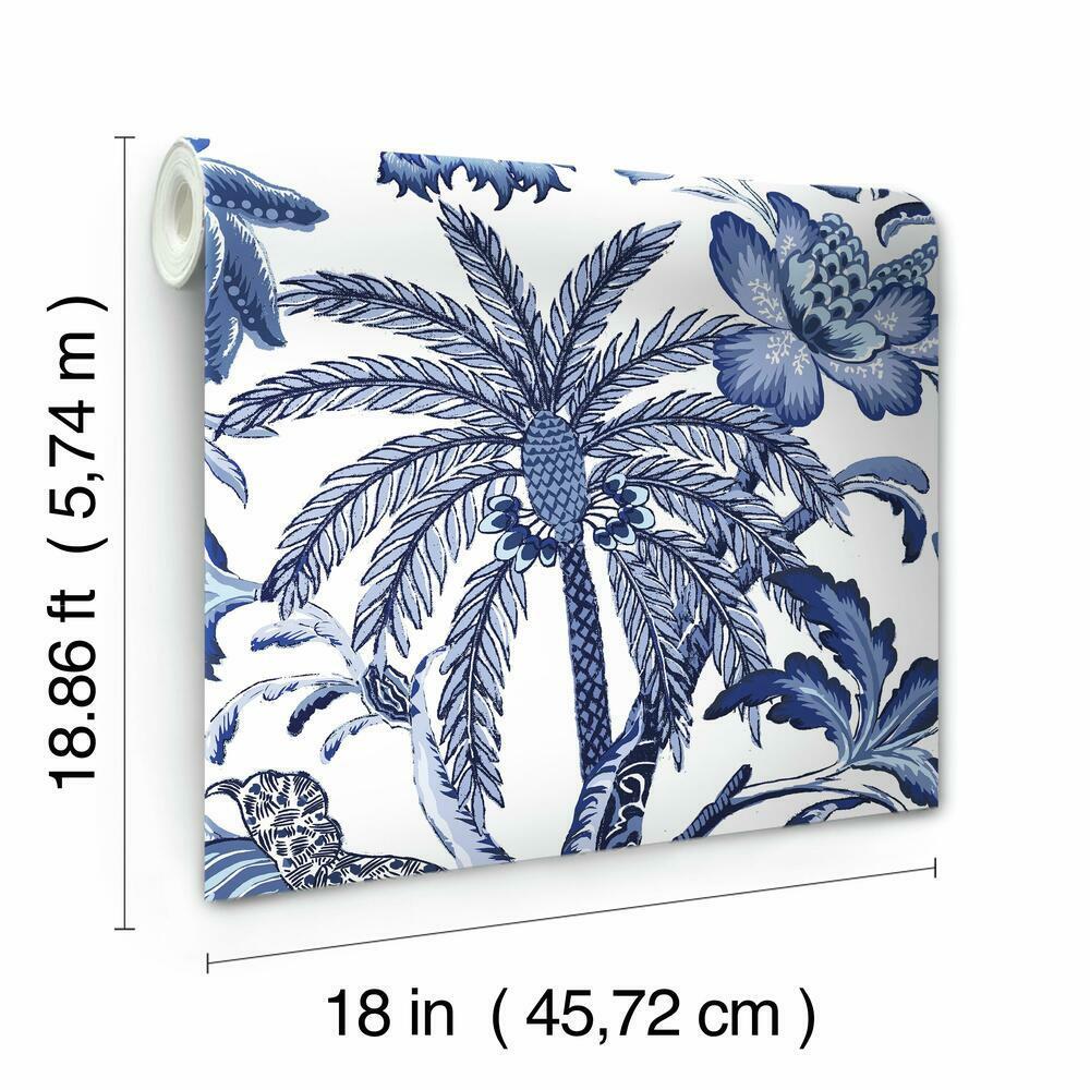 Waverly Exotic Curiosity Peel and Stick Wallpaper Peel and Stick Wallpaper RoomMates   