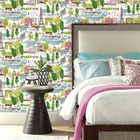 Waverly Arrondissement Peel and Stick Wallpaper Peel and Stick Wallpaper RoomMates   